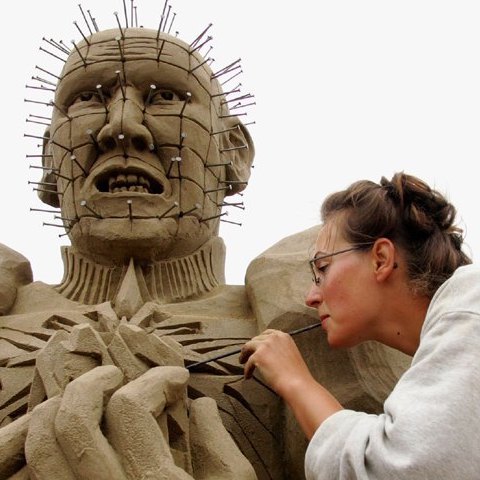 Pinhead from Hellraiser movie,Photo Reuters Francois Lenoir